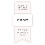Allergan Platinum Member badge