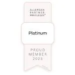 Allergan Platinum Member badge